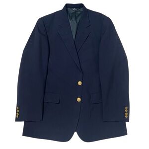 Vintage Polo University Ralph Lauren Navy Gold Button blazer Men’s Size 36